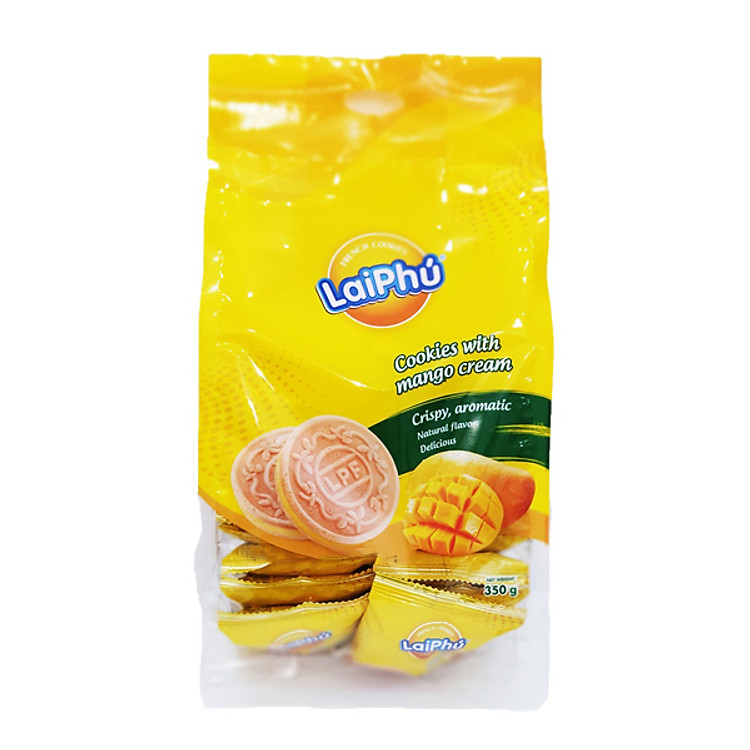 Bánh Cookie Lai Phú Kem Xoài 350G