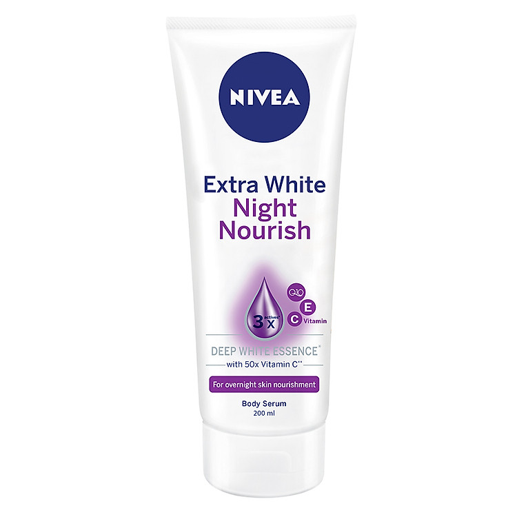 Serum Dưỡng Thể Trắng Da Ban Đêm Nivea 200ml - 89122