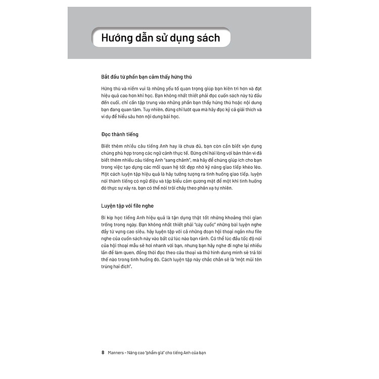 Manners - Nâng Cao “Phẩm Giá” Cho Tiếng Anh Của Bạn - Ảnh 3