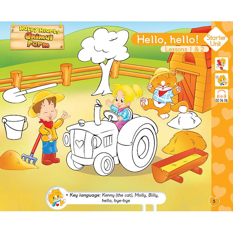 Tiếng Anh Happy Hearts 1 - Student's Book - Ảnh 5