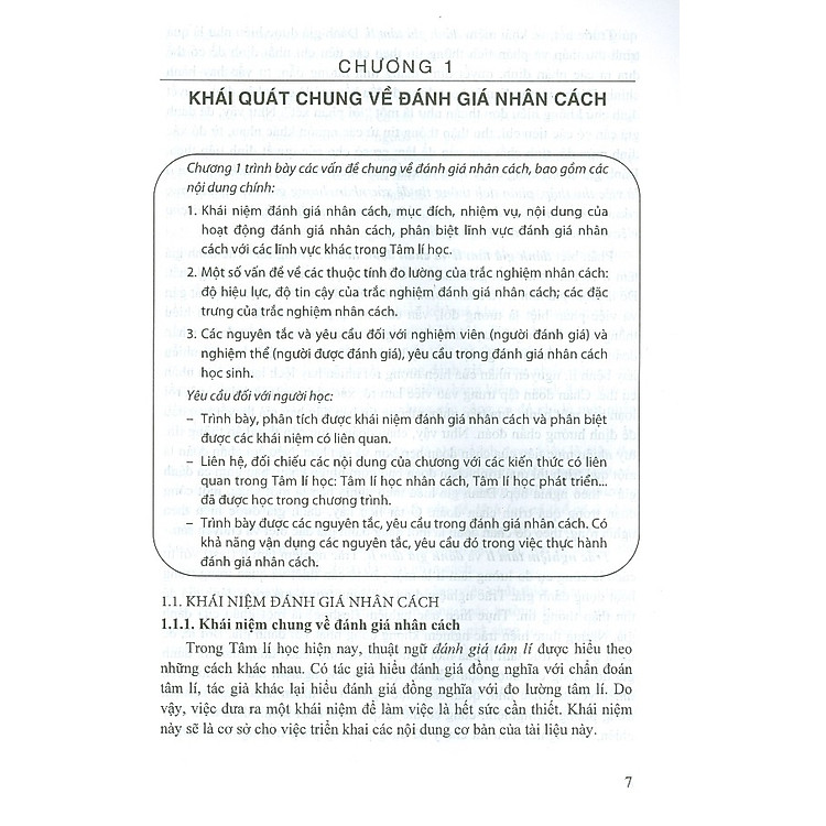 Giáo Trình Đánh Giá Nhân Cách - Ảnh 5