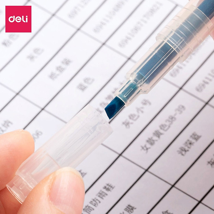 Bút highlight Deli S736 (3 cây 6 màu) - Ảnh 6