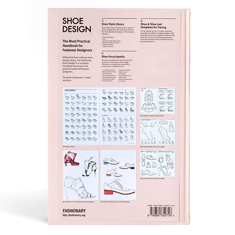 FASHIONARY SHOE DESIGN A HANDBOOK FOR FOOTWEAR DESIGNERS - Ảnh 4