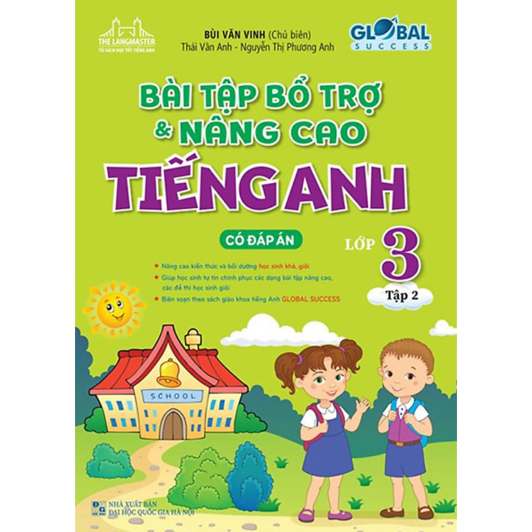 Bài Tập Bổ Trợ Và Nâng Cao Tiếng Anh Lớp 3 – Tập 2 (Có Đáp Án)