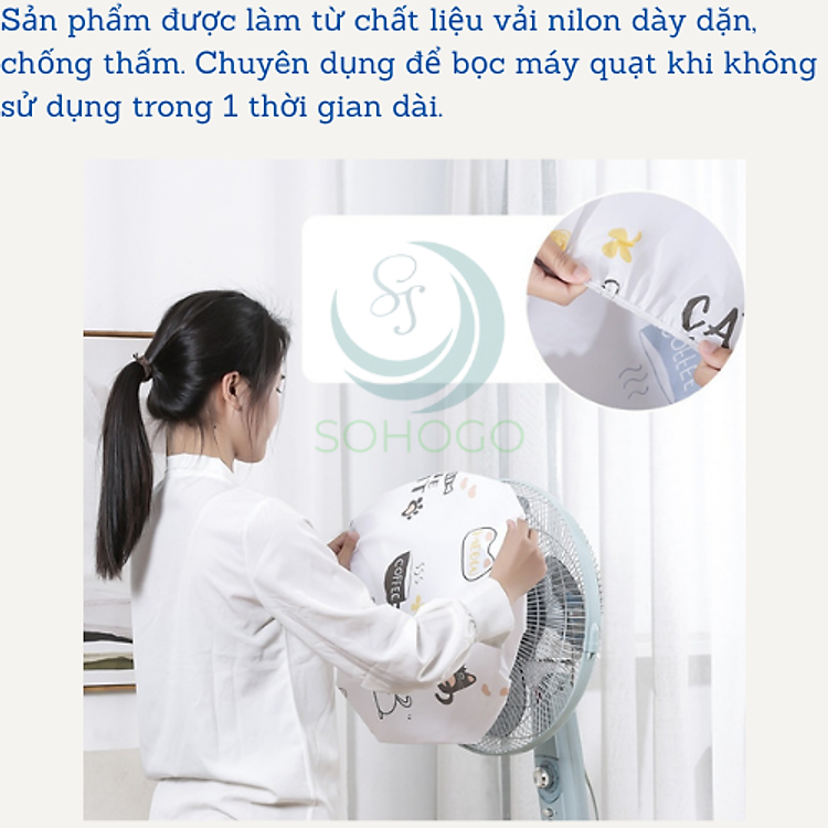Áo trùm quạt bảo vệ bé - SOTAGO Chính hãng Tiết kiệm - Hình ảnh 3