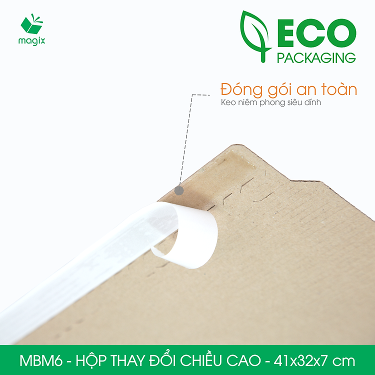Hộp Carton MBM6 (41x32x7cm, Combo 20 chiếc) - Ảnh 5