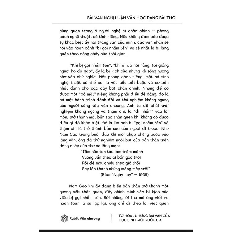 Tờ Hoa - Những Bài Văn Của Học Sinh Giỏi Quốc Gia - Ảnh 6