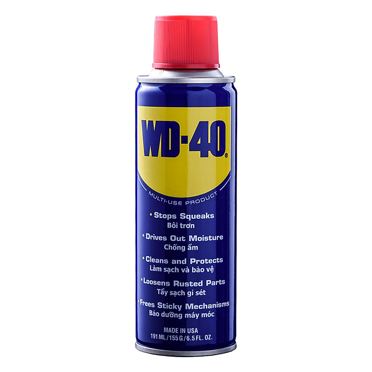 Chai Xịt Chống Rỉ, Chống Ẩm Bảo Dưỡng WD-40 (191ml)