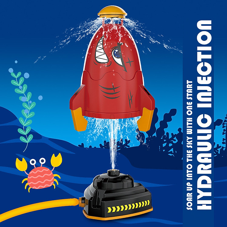 Mua Tên lửa nước đồ chơi STEM - Đỏ Chính hãng Giá tốt - Hình ảnh 5