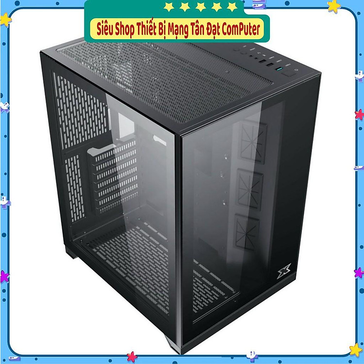 Vỏ Case Máy Tính XIGMATEK AQUARIUS S - BLACK (No Fan) - Hàng Chính Hãng