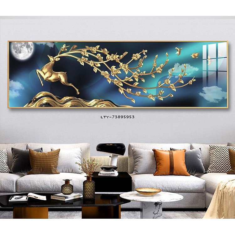 Tranh Đứng Tráng Gương-Tranh Treo Tường Phong Thủy