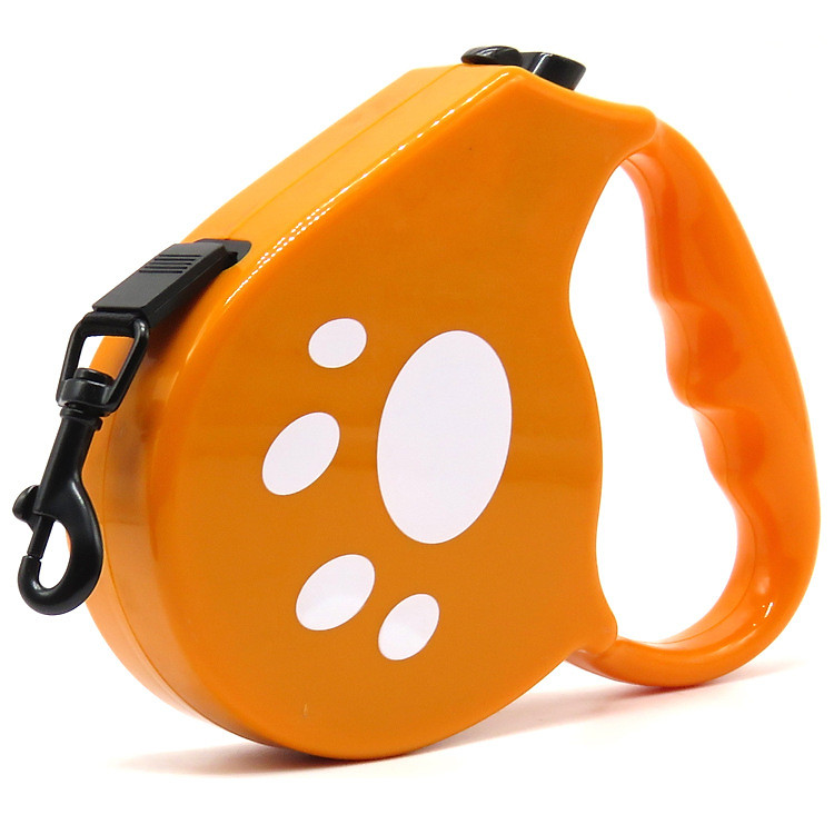 Xích chó mèo rút gọn XRU-5M, Hộp dây dắt chó 5m, dây dắt chó mèo đi dạo có khóa