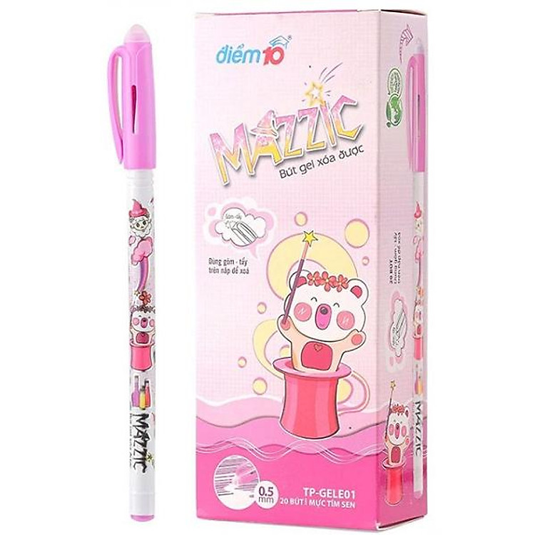 Bút Gel Xóa Được 0.5mm Thiên Long TP-GELE01 (20 chiếc)
