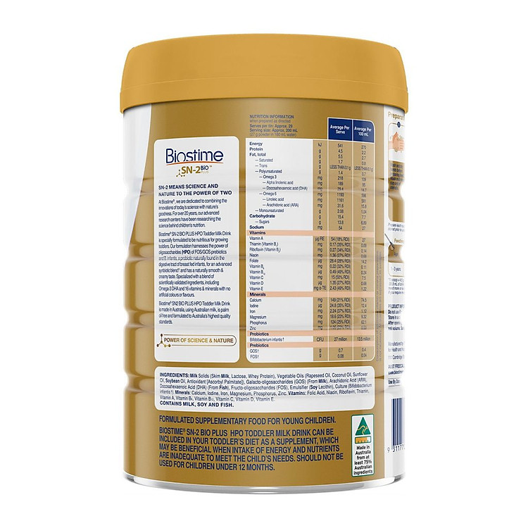 Sữa Bò Biostime HPO Số 3 12 tháng - Hình ảnh 2