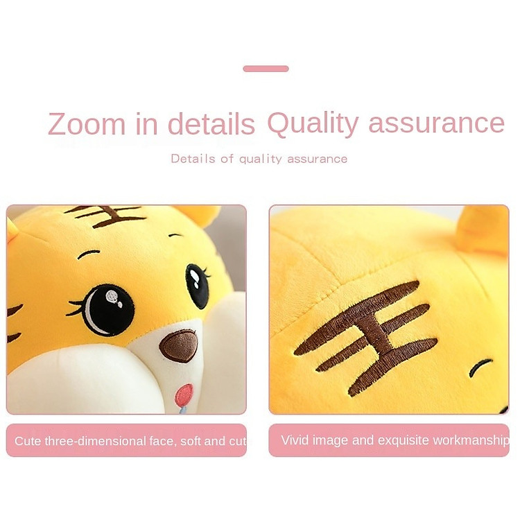 Mua Gấu bông hổ ôm bình sữa dễ thương Chính hãng Tiết kiệm - Hình ảnh 5