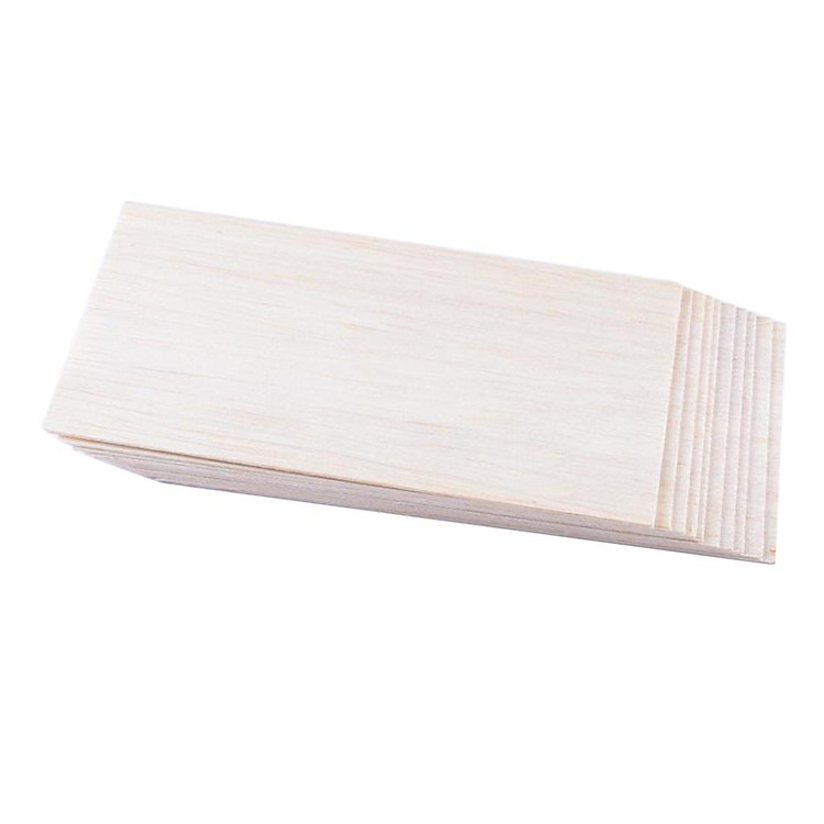 10 Miếng Chất Liệu Gỗ Balsa Veneer Balsa Gỗ Tấm cho Nhà Thuyền Xây Dựng 200mm X 100mm X 1.5mm