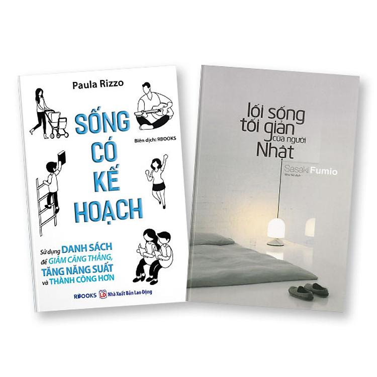Bộ 2 cuốn sách: Sống có kế hoạch + Lối sống tối giản của người Nhật