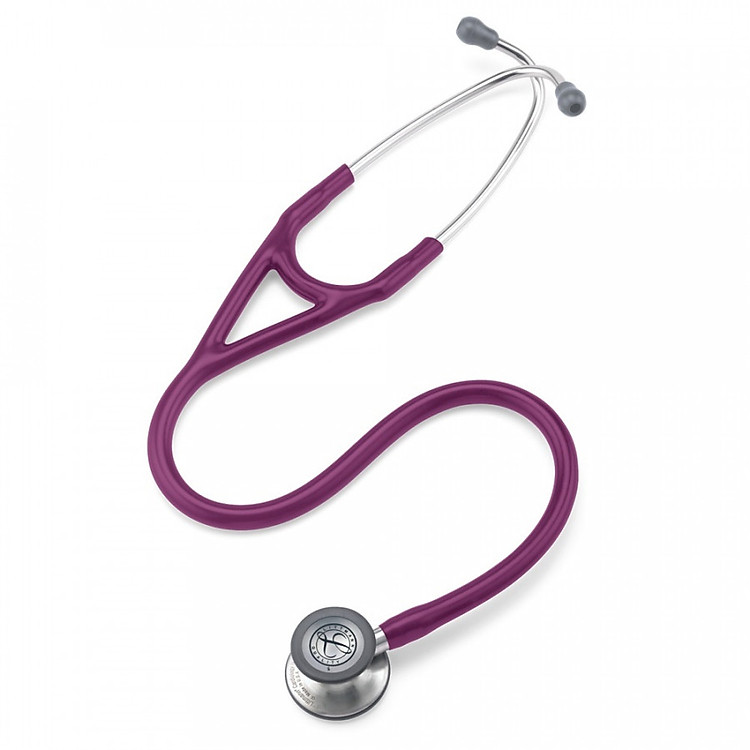Ống nghe y tế 3M Littmann Cardiology IV, mặt nghe có lớp phủ tiêu chuẩn, dây nghe màu tím, 27 inch, 6156