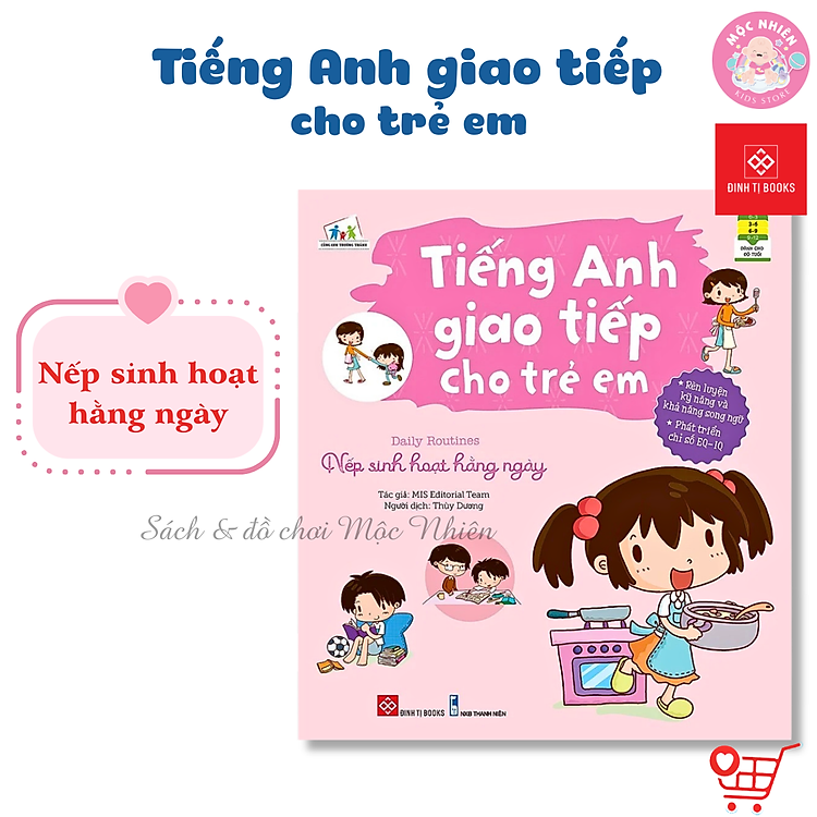 Tiếng Anh Giao Tiếp Cho Trẻ Em – Nếp Sinh Hoạt Hàng Ngày