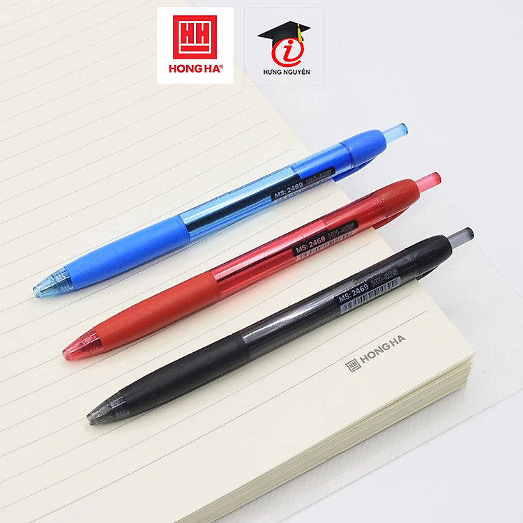 Bộ Bút Semi-gel Hồng Hà 0.5mm (12 chiếc)