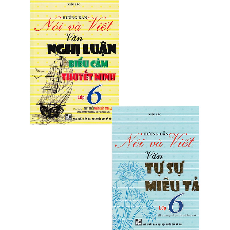 Sách tham khảo- Combo Hướng Dẫn Nói Và Viết Ngữ Văn Lớp 6 (Biên Soạn Theo Chương Trình GDPT Mới) (Bộ 2 Cuốn)_HA
