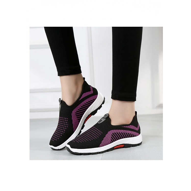 Giày lười nữ, giày slip on hàng cao cấp nhiều màu, full size, size chuẩn full hộp Size 35 đến 40 V128 chuan