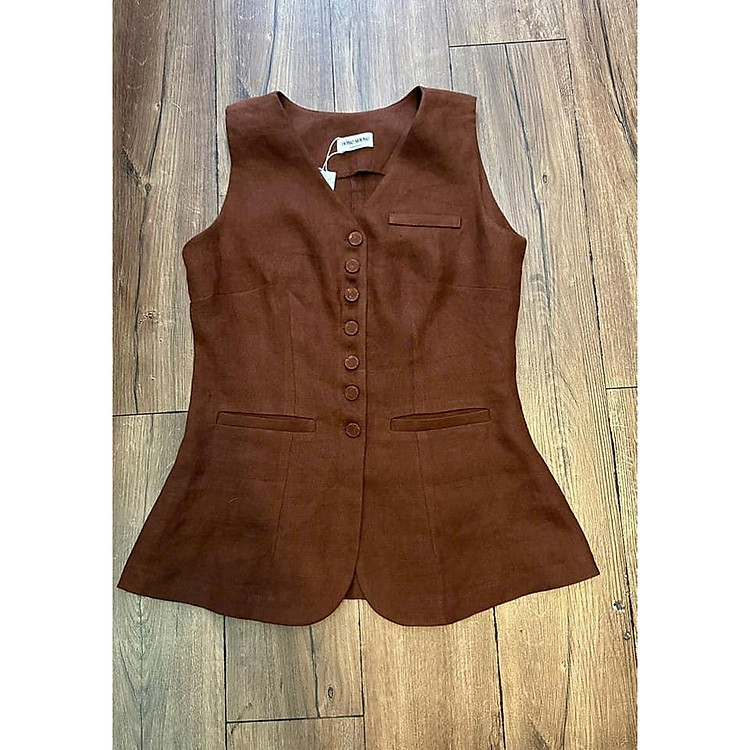 Rập Giấy A0 áo ghi lê dáng dài mã 278