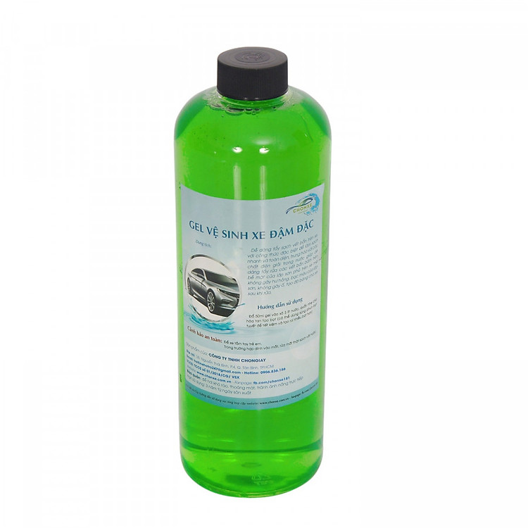 Nước rửa xe ô tô, xe máy đậm đặc hương chanh thiên nhiên (1 Lít ) tặng kèm bông vệ sinh xe chuyên dụng