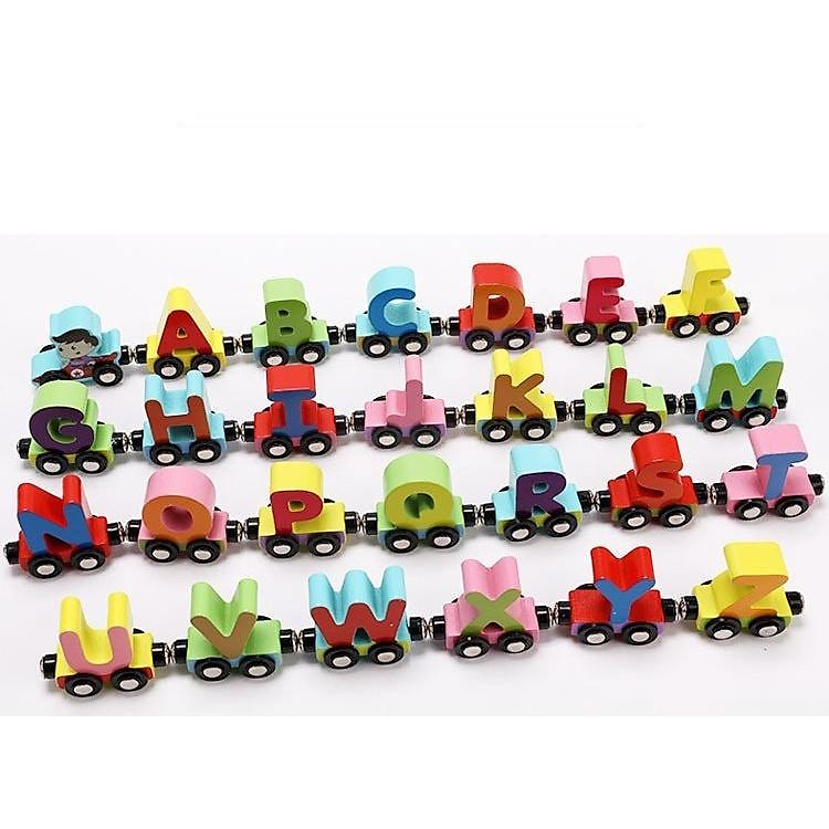 Đoàn Tàu Chữ Số Nam Châm HAPPY KIDS Chính hãng Giá tốt - Hình ảnh 4