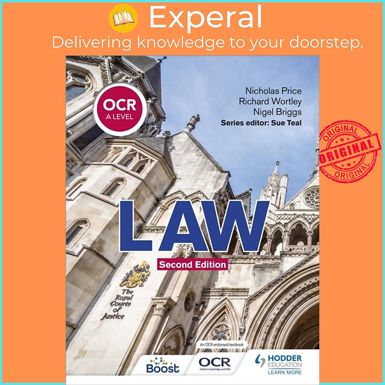 Sách - OCR A Level Law Second Edition by Richard Wortley (UK edition, paperback)