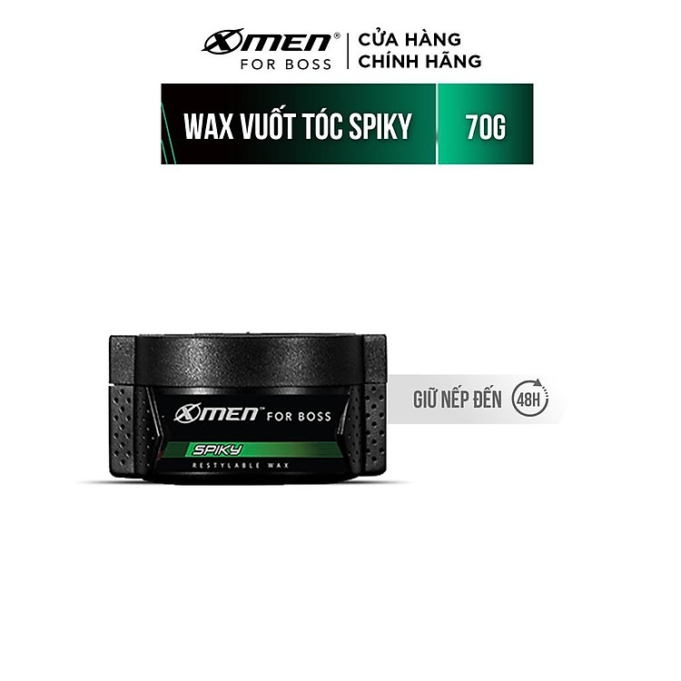 Sáp vuốt tóc X-Men For Boss Wax SPIKY 70g - Vuốt dựng cá tính