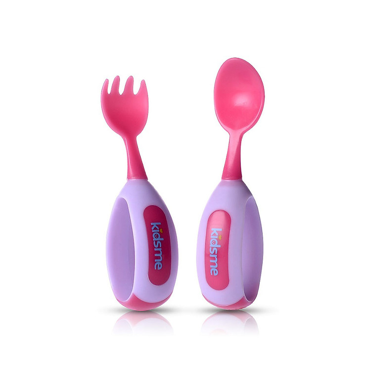 Tập Ăn Dạm Cho Bé Với Bộ Muỗng Nĩa Kidmse Có Tay Cầm - Dụng Cụ Tập Ăn Dặm Cho Bé Từ 9 Tháng Tuổi - Thương Hiệu Anh Quốc