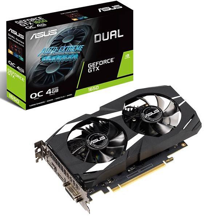 Card Màn Hình Asus Dual GTX 1650 OC 4G - Hàng chính hãng