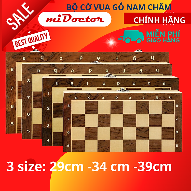 Mua Bộ Cờ Vua Nam Châm Gỗ Cao Cấp Chính hãng Giá rẻ - Hình ảnh 3