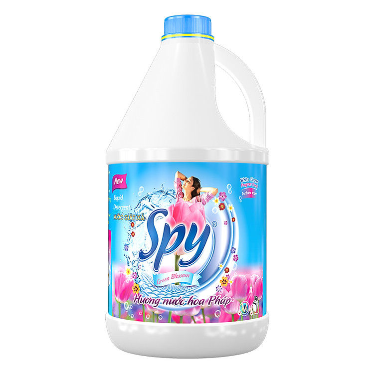 Nước Giặt Xả SPY Hương Green Blossom - Xanh (4.5L)