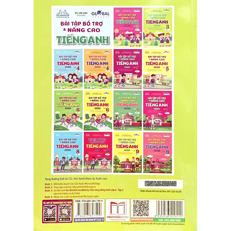 Global Success - Bộ Đề Kiểm Tra Định Kỳ 4 Kỹ Năng Tiếng Anh Lớp 6 - Tập 2 (Có Đáp Án) - Ảnh 6