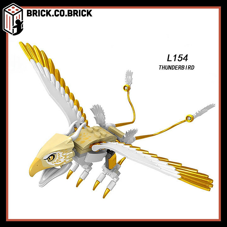 Đồ chơi Lắp ráp Mô hình Chim Sấm Thunder Bird Phù Thủy Harry Lâu đài Hogwart Potter L154
