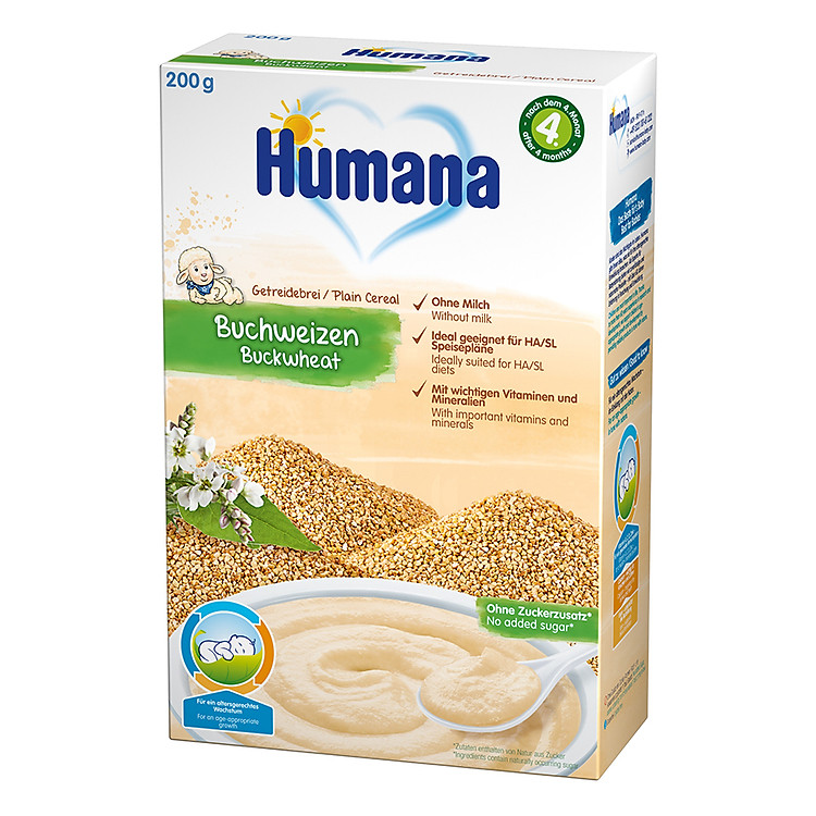Bột Dinh Dưỡng Ăn Dặm Humana Kiều Mạch (200g)