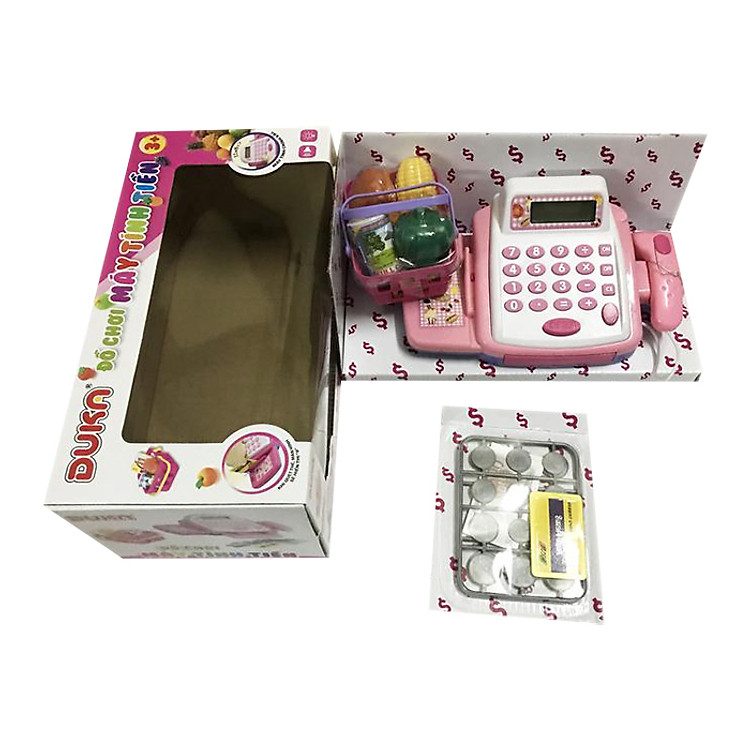 Bộ Đồ Chơi Duka - Máy Tính Tiền Hồng Chính hãng Giá tốt - Hình ảnh 4