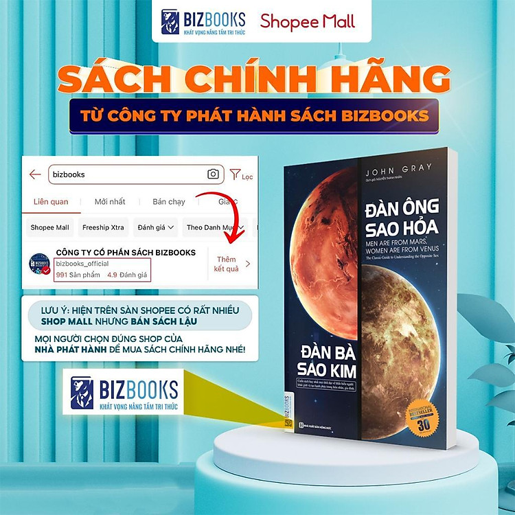 Đàn Ông Sao Hỏa Đàn Bà Sao Kim – Thấu Hiểu Phụ Nữ Đàn Ông Hay, Giữ Hạnh Phúc Gia Đình, Tình Yêu - Ảnh 2