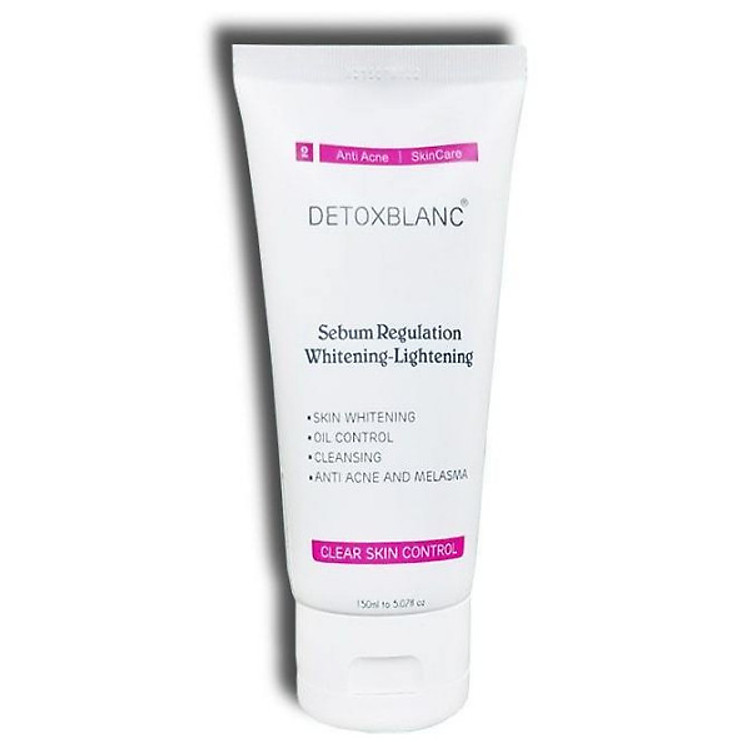 Sửa Rửa Mặt Chăm Sóc Da Mụn Nhạy Cảm Detox BlanC Clear Skin Control (mẫu mới)