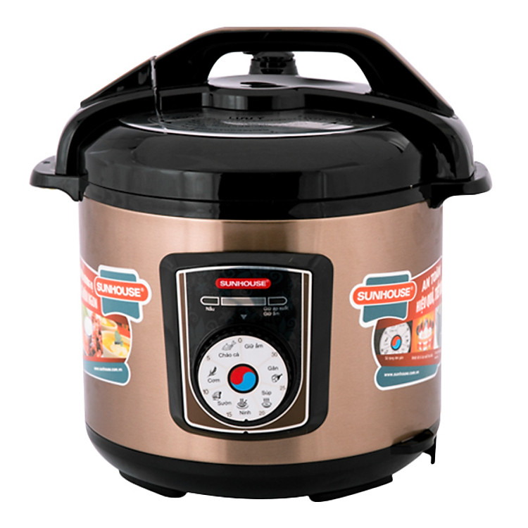 Nồi Áp Suất Điện Đa Năng Sunhouse SHD1756 - Cà Phê (6L) - Hàng chính hãng