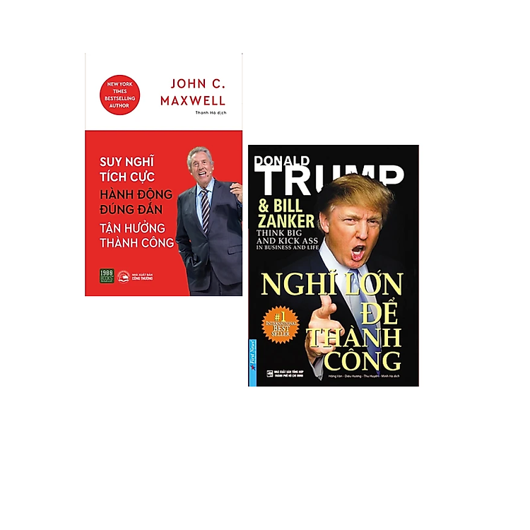 Combo 2Q Sách Tư Duy - Kĩ Năng Sống /Tư Duy Trong Kinh Doanh Thành Công : Suy Nghĩ Tích Cực, Hành Động Đúng Đắn, Tận Hưởng Thành Công + Nghĩ Lớn Để Thành Công (Tái Bản 2019)