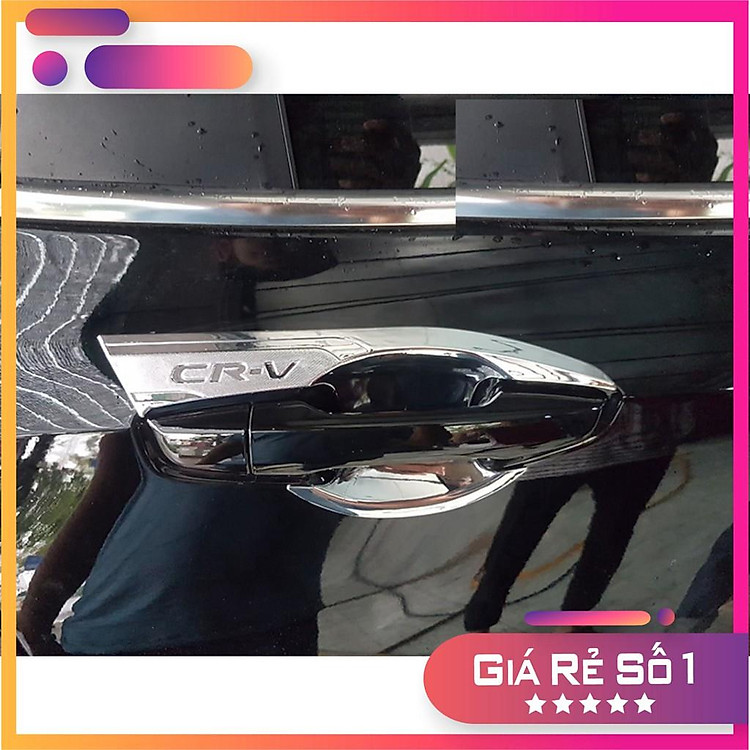 ốp tay nắm và hõm cửa mạ crom loại dày-ốp trang trí phụ kiện xe ô tô dành cho HONDA CRV 2018-2019-2020-2021