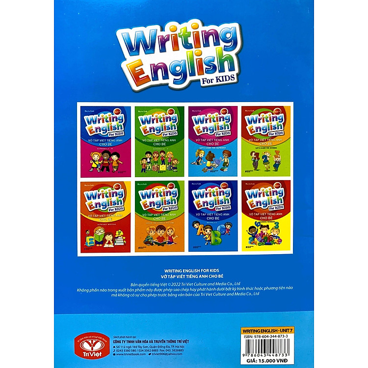 Vở Tập Viết Tiếng Anh Cho Bé - Tập 7 - Ảnh 3