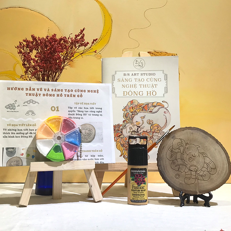 Bộ Họa Cụ Nghệ Thuật Đông Hồ