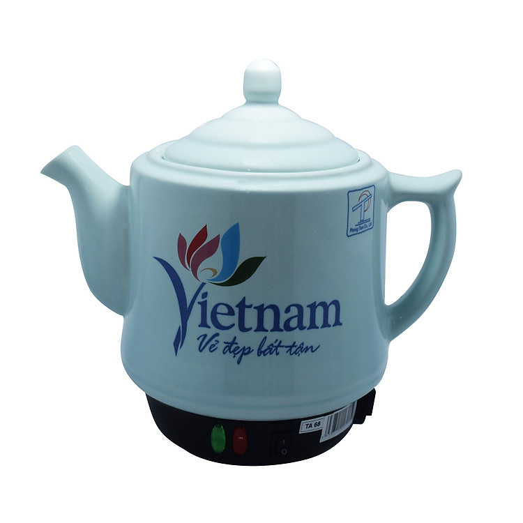 Ấm sắc thuốc Trường An TA68 Ngọc - Hàng chính hãng - Gốm sứ cao cấp - Điện gia dụng - Siêu thuốc - Siêu điện - Ấm sắc thuốc bằng điện - Dụng cụ nấu thuốc -Hàng Việt Nam chất lượng cao