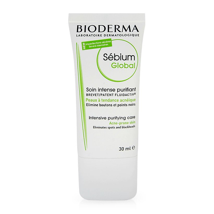 Kem dưỡng da, làm giảm mụn trứng cá và giảm sẹo do mụn BIODERMA Sébium Global 30ml