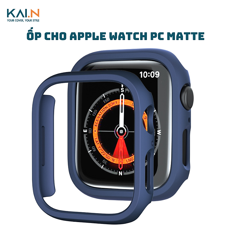 Ốp Case Siêu Mỏng Dành Cho Apple Watch 4/5/6/7/8/9/SE/ Seri 10, Kai.N Pc Matte_ Hàng chính hãng