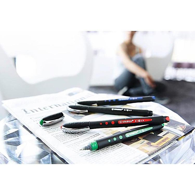 Bút ký STABILO bl@ck M 1.0mm (6 màu) - Ảnh 3